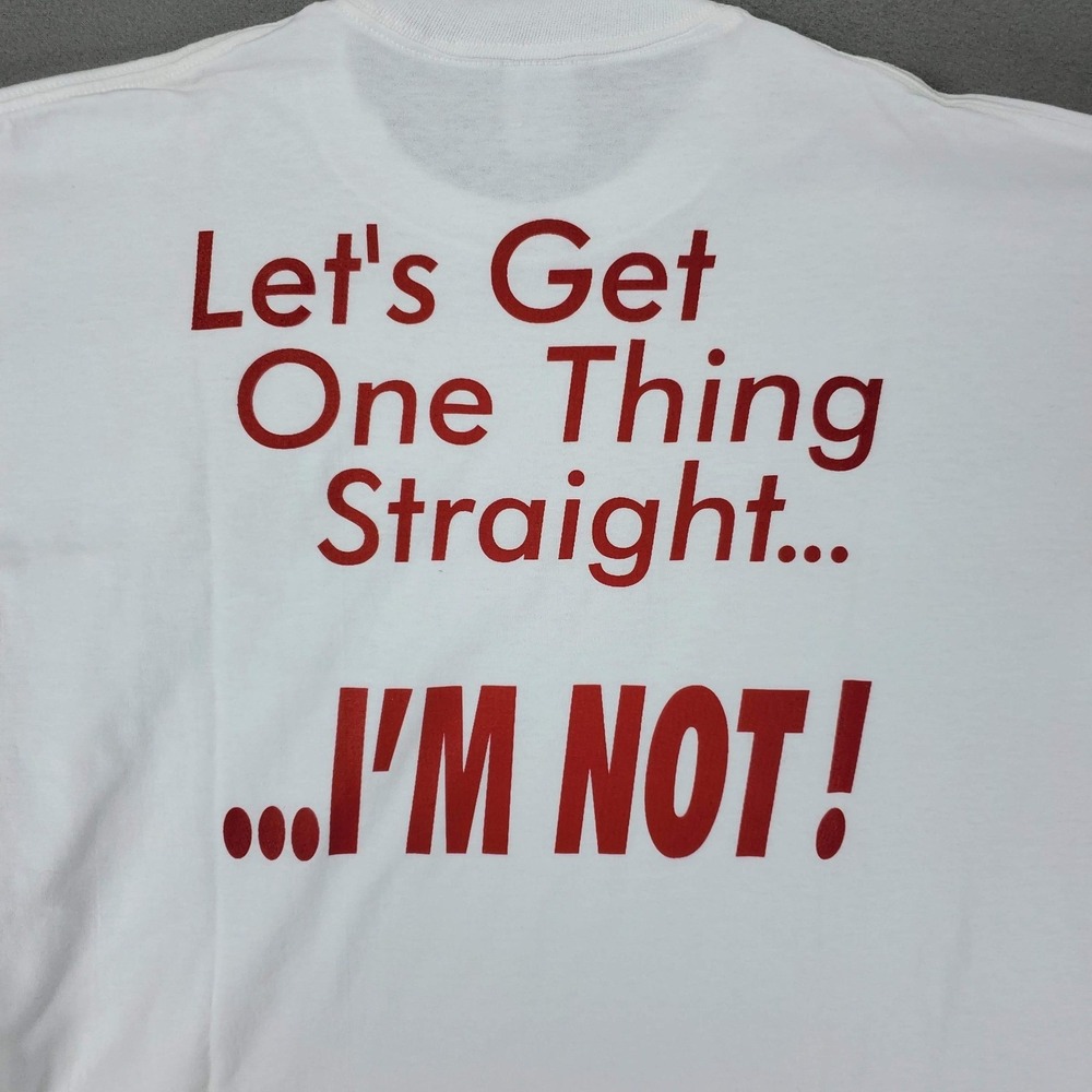VTG Gay T-Shirt Sz XL 90s Underground Niteclub Pride 1995 LGBTQ Interest Buffalo